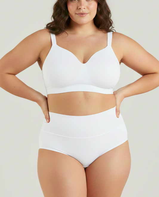 Sculpt Lift Set ( 1 Bra + 2 Bottoms) - White