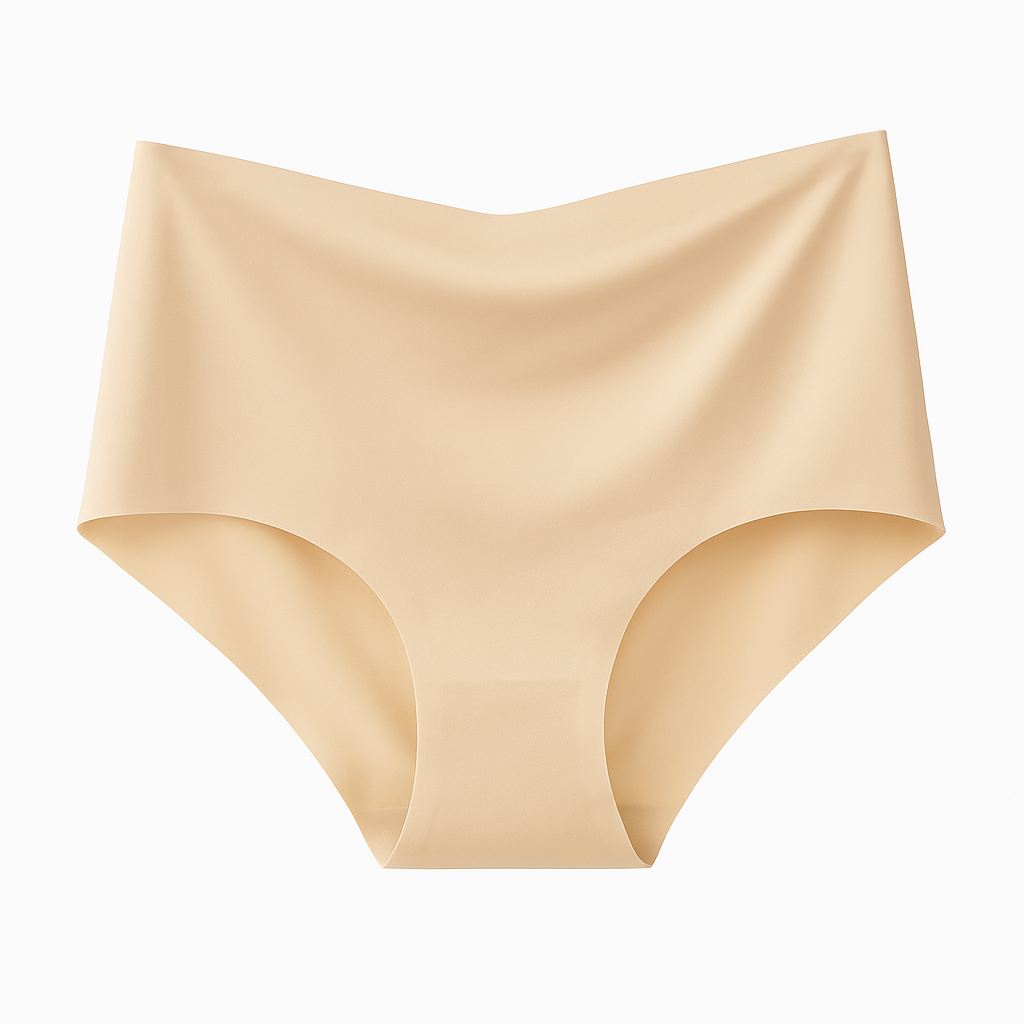 Seamless High-Waist Brief Beige