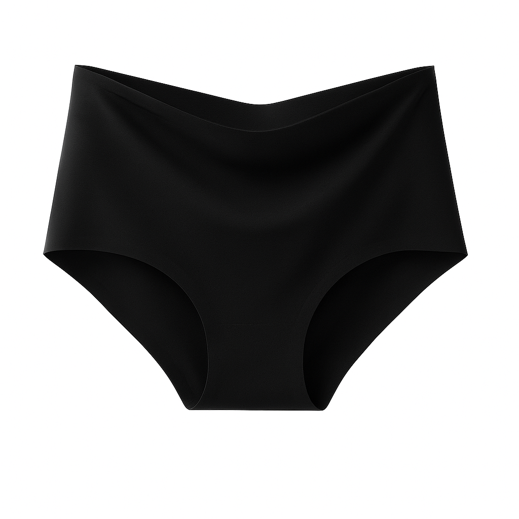 Seamless High-Waist Brief Black