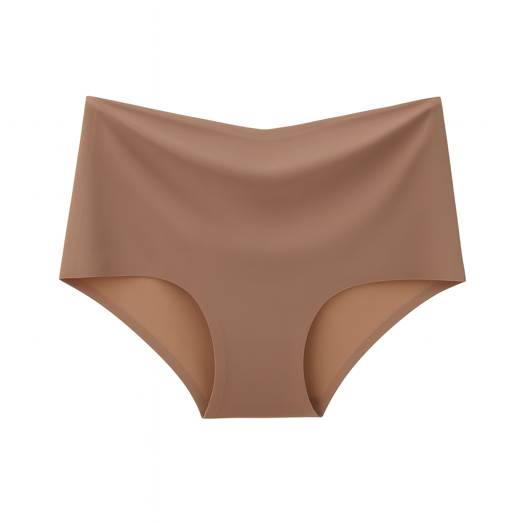 Seamless High-Waist Brief Coffee