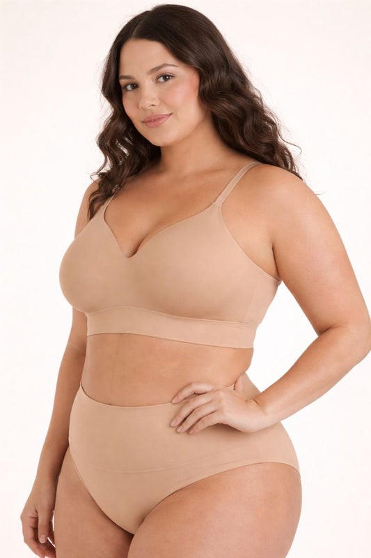 Sculpt Lift Set (1 Bra + 2 Bottoms) - Beige