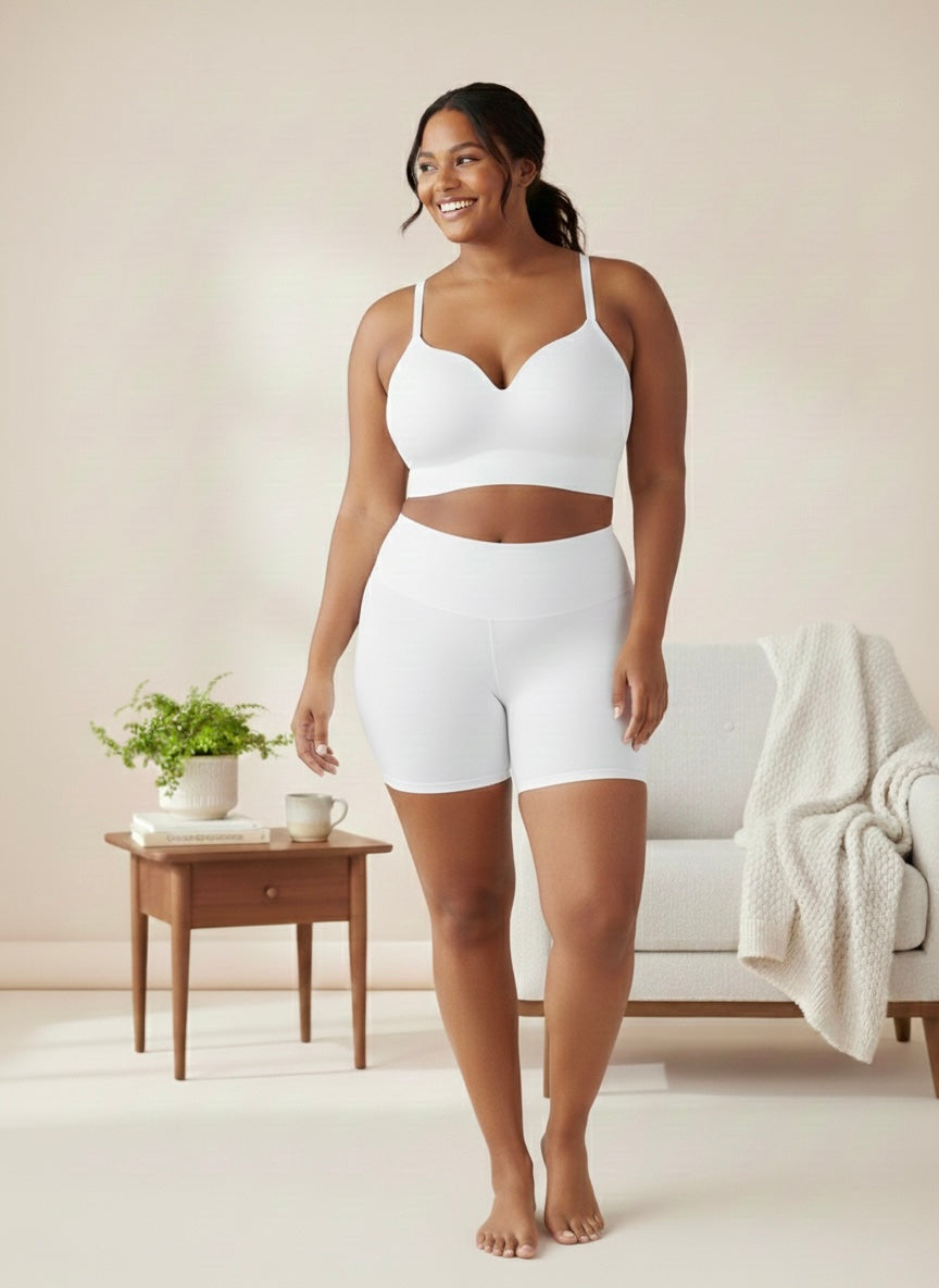 Sculpt Lift Bra - White