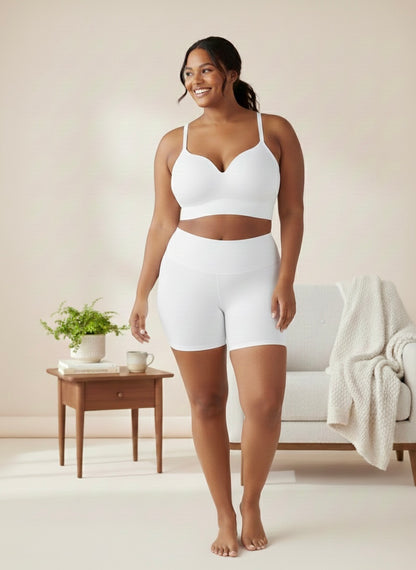 Sculpt Lift Bra - White