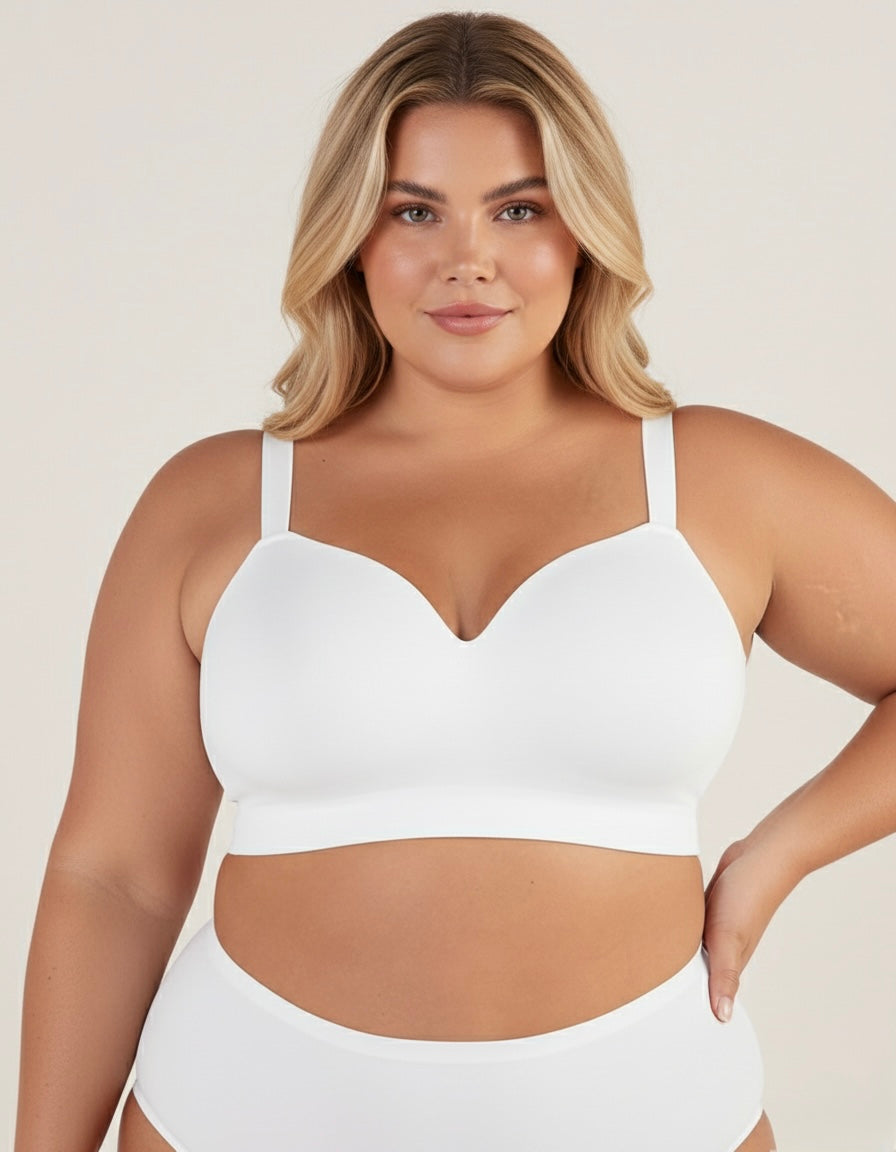 Sculpt Lift Bra - White